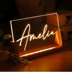 Kişiselleştirilmiş Pleksi Gece Lambası